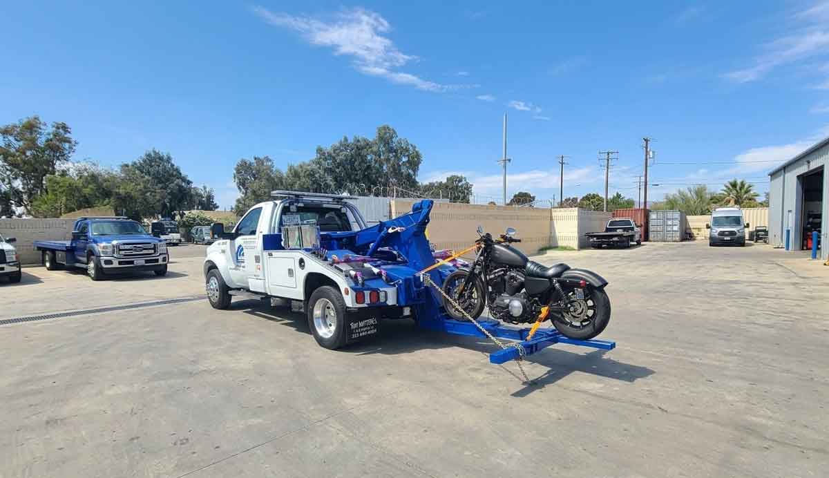 Motorcycle towing in Oxnard
